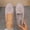 Pink, variant on KIJBLAE Women's Plus Size Round Toe Closed Toe Moccasin Flats, Slip On Low Heel Soft Sole Casual Shoes Black 36