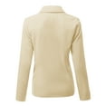 thumbnail image 3 of Doublju Women's Full Zip Up Fleece Jacket With Pockets (Plus Size Available), 3 of 5