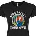 thumbnail image 3 of Disney Brave - Merida Your Fate Is Your Own - Juniors Fitted Graphic T-Shirt, 3 of 5