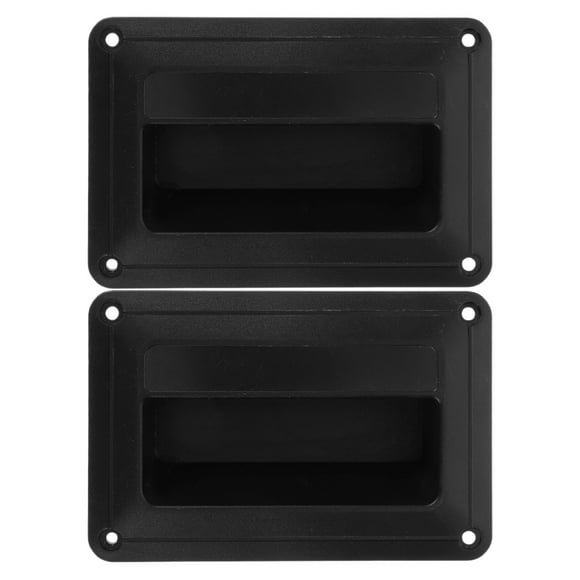 2 asas laterales de plástico para altavoces empotrados de escenario, asas para altavoces portátiles, asas para gabinetes de altavoces, asas para transporte de altavoces y asas para equipos de audio