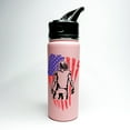 thumbnail image 3 of Personalized Insulated Stainless Steel Sports 18oz Water Bottle USA American Flag Football Player Team Fan School Classic Thermal Flasks, 3 of 8