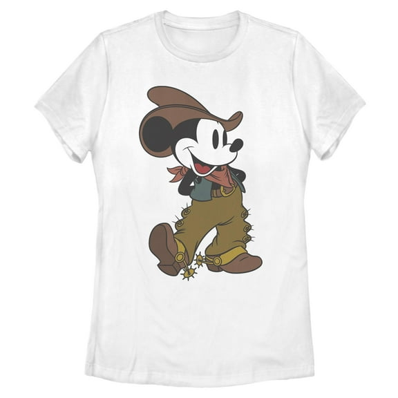 Womens Mickey & Friends Wild West Mickey T Shirt
