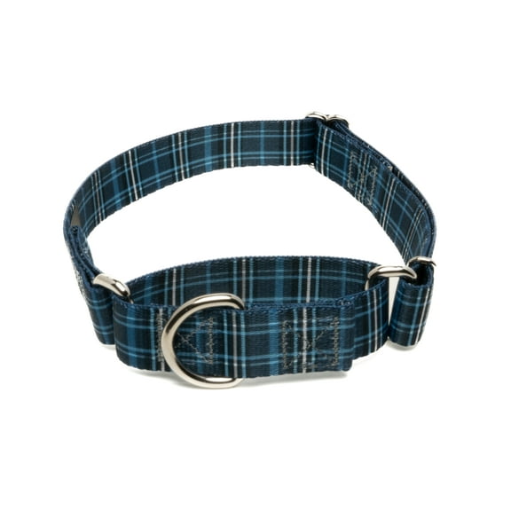 Country Brook Petz® Navy Plaid Martingale Dog Collar, Extra Large