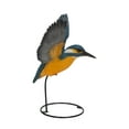 thumbnail image 4 of 11” Gray and Yellow Flying-Off Kingfisher Indoor or Outdoor Statue Decoration, 4 of 8