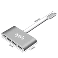 thumbnail image 5 of IKLING 4-in-1 USB-C Hub with Type C, USB 3.0, Multiport Charging & Connecting Adapter (FX1813, Silver), 5 of 5