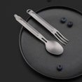 thumbnail image 1 of Nextool Outdoor Titanium Fork Spoon Cooking Titanium Spoon Tableware Cutlery Spork Set Portable For Camping Picnic, 1 of 5