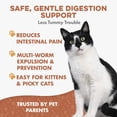 thumbnail image 5 of BestLife4Pets Worm Defense for Cats & Kittens - Natural Supplement to Remove Worms Infestation, 5 of 12