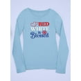 thumbnail image 3 of Red White And Blesed Long Sleeve Toddler -Image by Shutterstock,  4 Toddler, 3 of 4