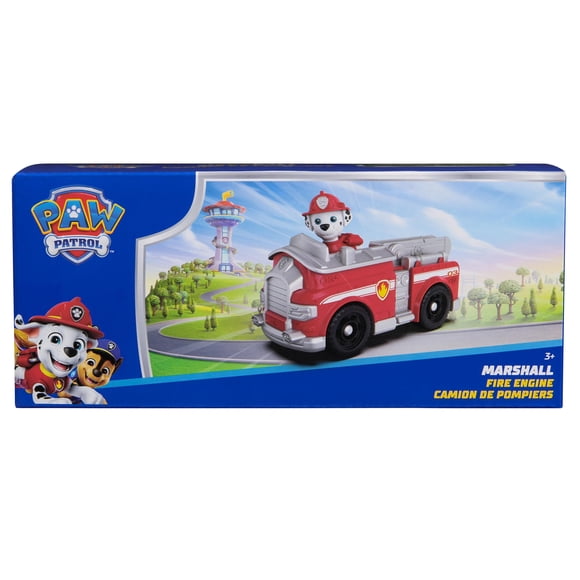 Vehículo de Juguete Paw Patrol Camión de Bomberos de Marshall con Figura de Acción