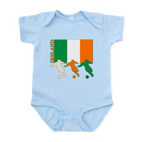 CafePress - Soccer Ireland Infant Bodysuit - Baby Light Bodysuit, Size Newborn - 24 Months