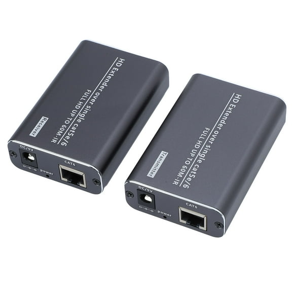 IR HD Multimedia Interface Extender, Long Range 60M, TCP IP Protocol, Infrared Return Transmission, Aluminum Alloy Material, DTV HDTV Support, 1080P Full Color, Easy Installation,