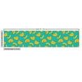 thumbnail image 2 of Ambesonne Banana Fabric by the Yard Upholstery, Tropic Fruit Vivid, 1 Yard, Teal Yellow, 2 of 4