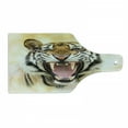 thumbnail image 1 of Tiger Cutting Board, Young Panthera Tigris Altaica Growling in Angry Manner Portrait of a Young Large Cat, Tempered Glass Cutting and Serving Board, Wine Bottle Shape, Multicolor, by Ambesonne, 1 of 1