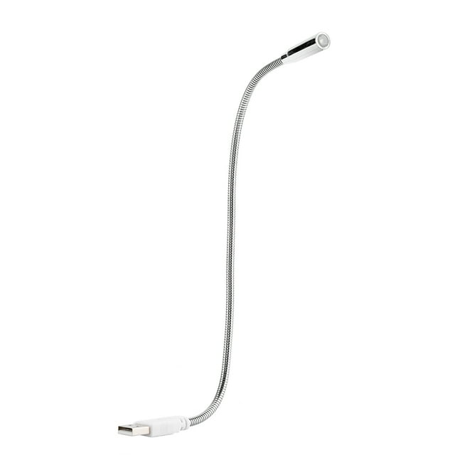 Mini lámpara de noche LED flexible USB, luz de lectura para computadora, portátil, PC portátil