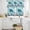 Turquoise, variant on Coastal Turtle Blue Kitchen Curtains Sets for Windows 24 Inch Length, Summer Beach Nautical Coral Starfish Rod Pocket Window Treatments Tier Curtains and Valances Set for Bedroom/Bathroom
