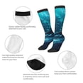 thumbnail image 3 of Pofeuu Futuristic Jet Ski Adventure Print Stockings, Adult Running Hiking Socks for Youth and Adult, 3 of 6