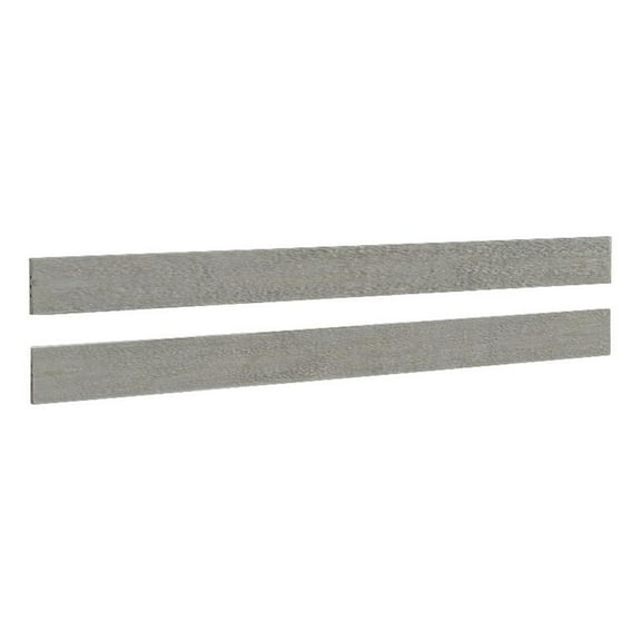 Westwood Design Vivian Modern Wood Full Size Bedrails in Dawn Gray Finish