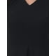 thumbnail image 5 of INSPIRAR CHIC Mono de Pierna Ancha para Mujeres Chifón Cuello en V Cóctel Sin Mangas Mono S Negro, 5 of 6
