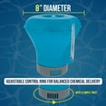 U.S. Pool Supply Pool Chlorine Floater Dispenser with Thermometer 8