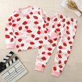 thumbnail image 2 of NOLDARES Infant Toddler Girl 2 Piece Winter Clothes Long Sleeve Soft Crewneck Tee and Joggers Outfits Clothing(Light Pink,3-4 Y), 2 of 4