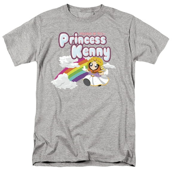 South Park Princess Kenny Unisex Adult T-Shirt, Athletic Heather, Small