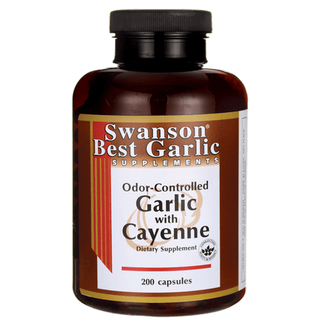 - Swanson Garlic with Cayenne 200 Caps
