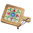 thumbnail image 1 of Salvamanteles de madera Soledad con azulejos, 1 of 9