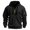 07#Black, variant on Mens Full Zip Casual Solid Hooded Drawstring Hoodies Pullover Sweatshirts Casual Long Sleeve Shirts 2026 Fall Fashion