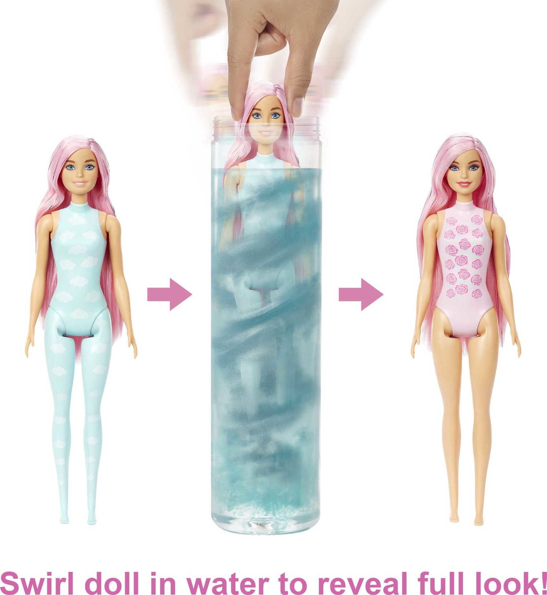 Barbie Color Reveal Sunshine Sprinkles Fashion Doll with Pet