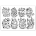 thumbnail image 7 of 1Sheet Food PVC Plastic Clear Stamps for DIY Scrapbooking Photo Album Decorative Cards Making, 7 of 7
