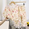 thumbnail image 2 of NOLDARES Infant Toddler Girl 2pcs Winter Clothing Set Long Sleeve Sweatshirt and Relaxed Joggers CartoonPrint Outfits Clothes(Pink,9-10 Y), 2 of 5