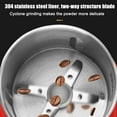 thumbnail image 3 of Graflsoa Compact Electric Grinder for Coffee Beans, Herbs, and Spices - Stainless Steel Blade, 150W Power, 30000 RPM, Black ABS Design, US Standard, 3 of 6