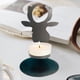 thumbnail image 1 of Portavelas Navideos, Decoracin De Mesa Con Forma De Ciervo, Pequeos Candelabros De Hierro, Diseo De Copo De Nieve Y Estrella, Artculos Para Fiestas Navideas, Ideas De Regalos Para El, UKHBMC, 1 of 8
