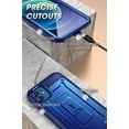 thumbnail image 4 of SUPCASE Unicorn Beetle Pro Series Case for iPhone 12 / iPhone 12 Pro (2020 Release) 6.1 Inch, Built-in Screen Protector Full-Body Rugged Holster Case (Cobalt), 4 of 10