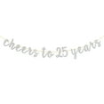 thumbnail image 5 of Cheers to 21 Years Banner, Silver Glitter 21st Birthday / Anniversary Party Banner, Happy 21st Birthday Sign, Funny 21st Birthday Party Decoration Supplies, 5 of 7