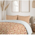 thumbnail image 6 of Ambesonne Autumn Duvet Cover Sets, Fall Forest Along Leaves, 2-King, Pale Peach and Dark Salmon, 6 of 7