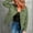 Green, variant on MORTTIC Women's Solid Color Corduroy Long Sleeve Jacket, Casual Button-Up Coat with Flap Pockets, Lightweight Fall & Spring Jacket