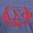 thumbnail image 3 of CafePress - Alpha Sigma Phi Greek Dad Cardinal T Shirt - Mens Tri-blend T-Shirt, 3 of 4