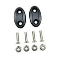 thumbnail image 1 of funtasica 2 Pieces Motorcycle Mirror Mount Riser Sturdy for R1 Direct Replacement Black, 1 of 9