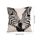 thumbnail image 3 of Funda de cojín de lino | Funda de almohada para sofá, sala de estar, cama u oficina | Funda de almohada lumbar con estampado de caballos | Funda decorativa para cojín, 3 of 6