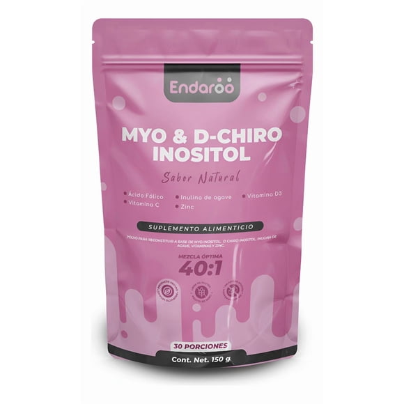 Myo Inositol & D-chiro Inositol 40:1 150 G Sin Sabor