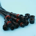 thumbnail image 6 of 5 Pairs IP65 Waterproof 2 Pin 22AWG Wire LED Male and Female Cable Connector, 6 of 11