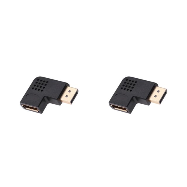 Inteprter Adaptador de ángulo de 90 grados hacia arriba y abajo Convertidor de conector de codo en ángulo izquierdo y derecho de 270 grados DP Type6 NO6
