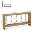 thumbnail image 6 of Tribesigns 70.9" Extra Long Entryway Console Table with Storage, 2-Tier Farmhouse Sofa Table, 6 of 8
