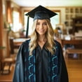 thumbnail image 6 of Kdxio Blue Marble And Gold Graduation Stole Class, Graduation Sash, Unisex Adult 36" Academic Commencements-Sharp Corner, 6 of 7