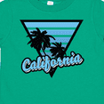 thumbnail image 4 of Inktastic California with Triangle and Palm Trees in Blue Boys or Girls Toddler T-Shirt, 4 of 5