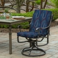 thumbnail image 3 of ARDEN Outdoor Dining Chair Cushion, 20 in x 20 in, Patio Cushion for Patio, Dining, or Rocking Chairs, Sapphire Liberty Mosaic, 3 of 9