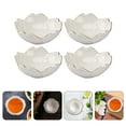 thumbnail image 6 of Tineasur 4-Pack White Ceramic Vinegar Bowls Small Plates for Home Seasoning and Serving, and Easy to Clean, 6 of 6