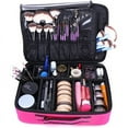 thumbnail image 5 of New Upgrade Large Capacity Cosmetic Bag Hot-selling Professional Women Travel Makeup Case, 5 of 6