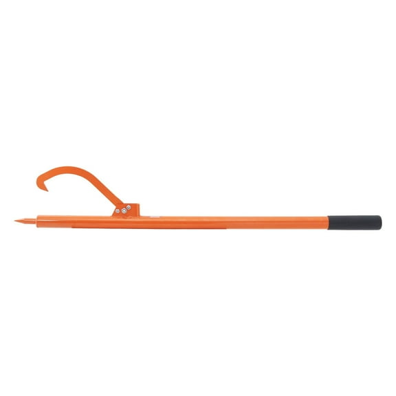 Log Peavey 46.5" Metal Handle Log Lifter - 19" Max Opening Log Roller, Heavy Duty Cant Hook for Wood Splitting & Forestry